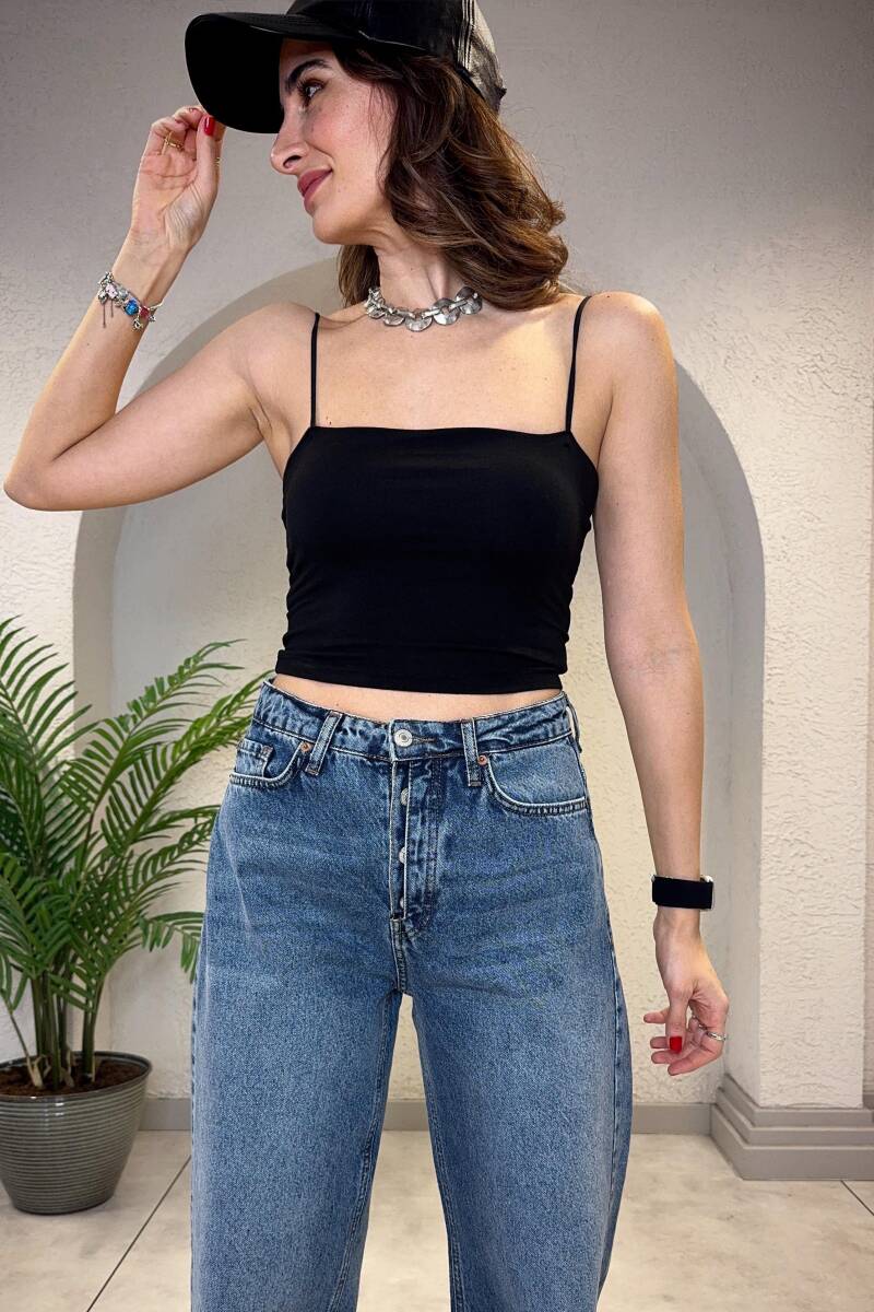 ASKILI BASIC YUMUŞAK DOKULU CROP ATLET - 2