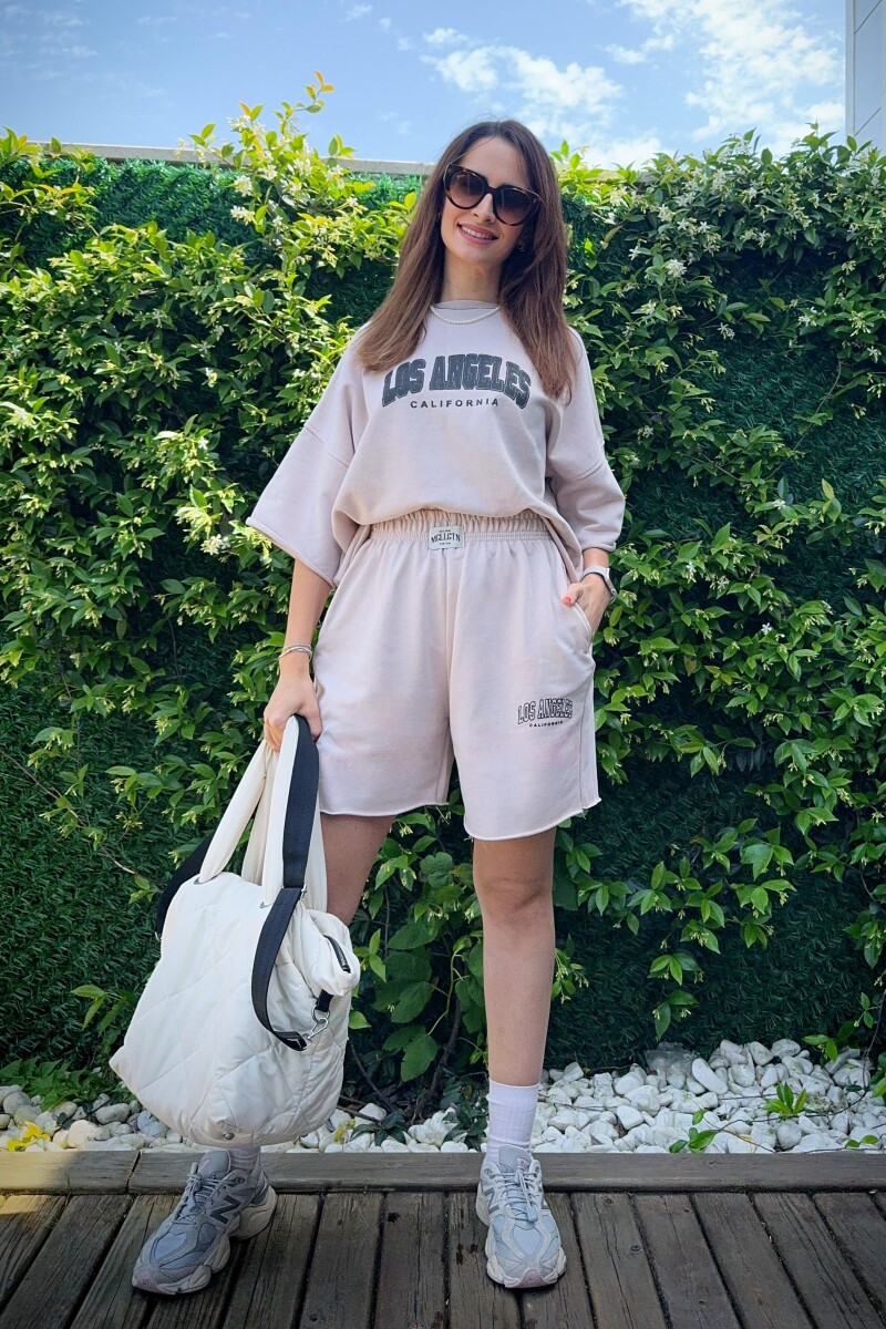 LOS ANGELES BASKILI ŞORTLU TAKIM - Clothing Palette