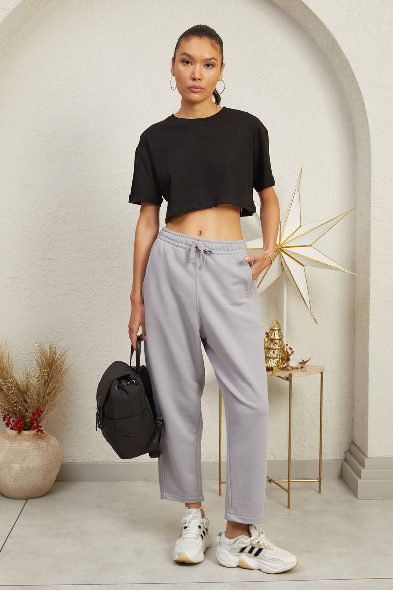 PAMUKLU JOGGER EŞOFMAN ALTI - 9