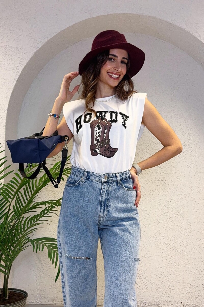 VATKALI BASKI DETAYLI BODYSUIT - Clothing Palette